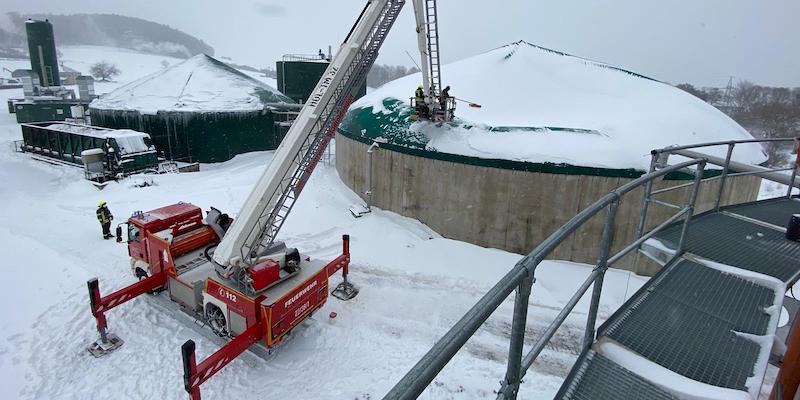 Schneetreiben sorgt für zahlreiche Einsätze der Feuerwehr Eschershausen 